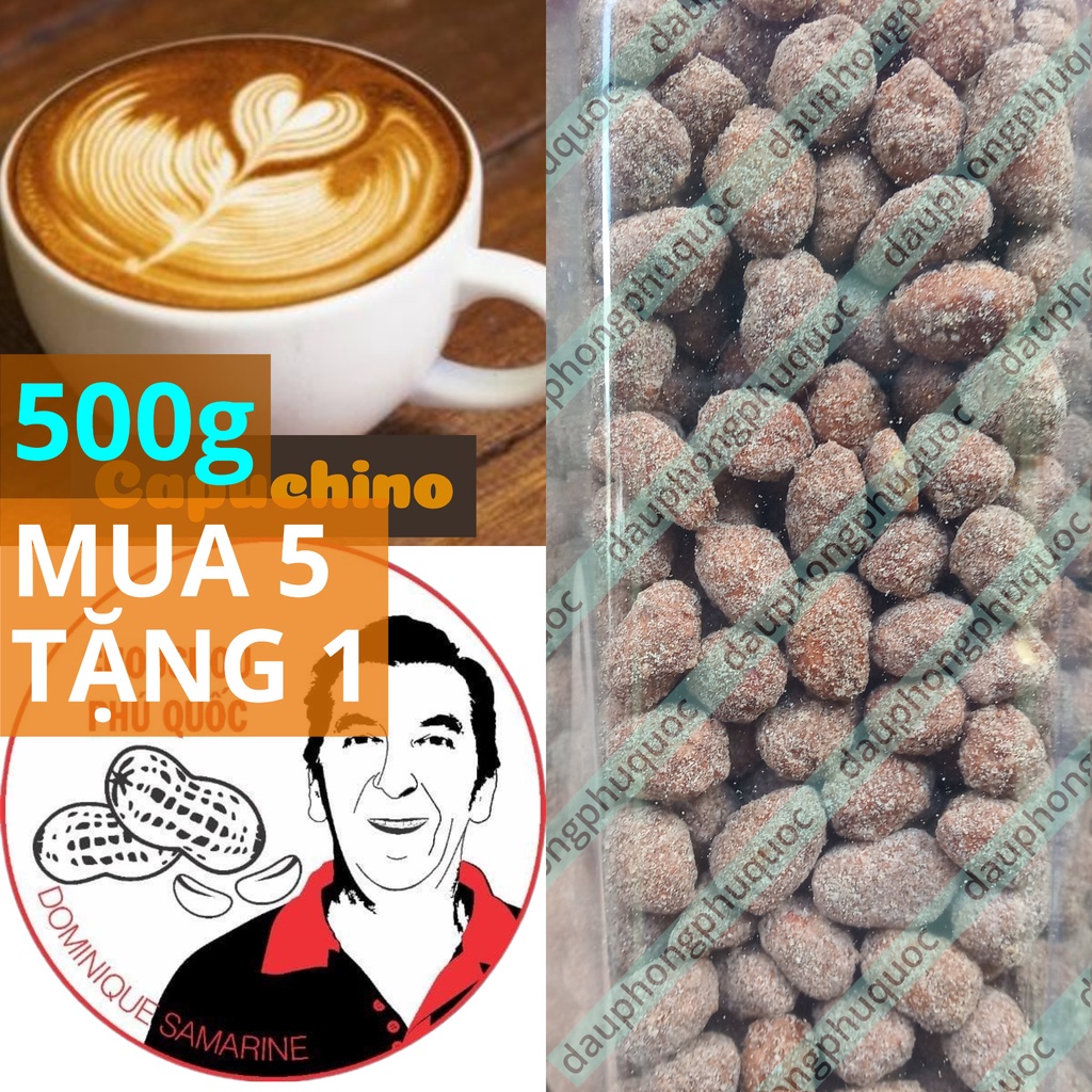 Đậu phộng capuchino CHOUCHOU PHÚ QUỐC ÔNG TÂY - hũ 500g