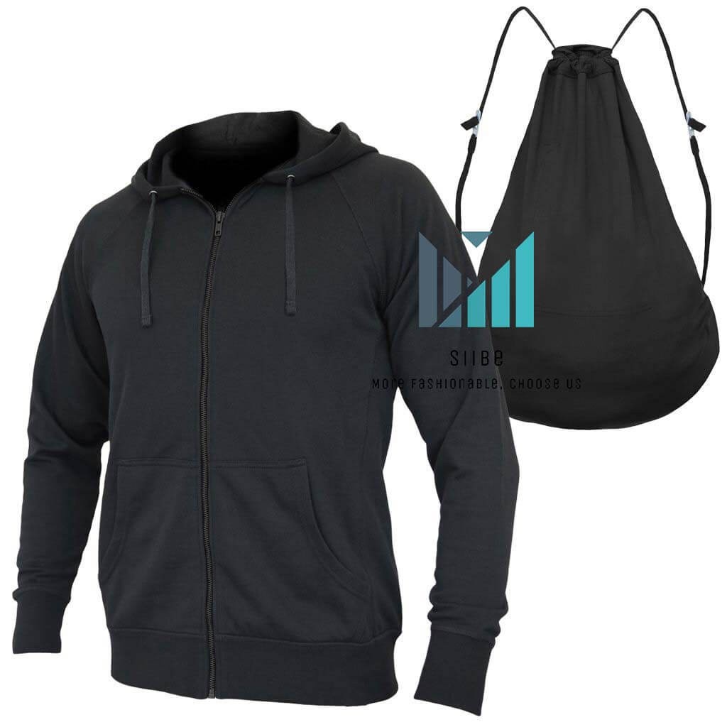 Áo khoác nam nữ đẹp chất nỉ HOODIE dây kéo UNISEX dày dặn chuyển đổi thành balo khoát lên giữ ấm cực tốt - Hàng mới về