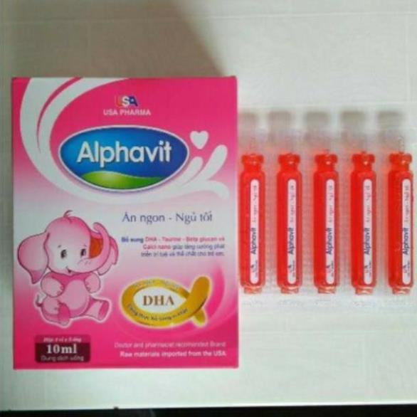 Alphavit Ăn Ngon Ngủ Tốt bổ sung sắt, bổ sung canxi, tăng cường miễn dịch, tăng hấ thụ, mát gan giải độc