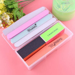 Công cụ làm móng tay trọn bộ mini Dũa mài đánh bóng chăm sóc cát sửa chữa sửa chữa móng tay miếng bọt biển.
