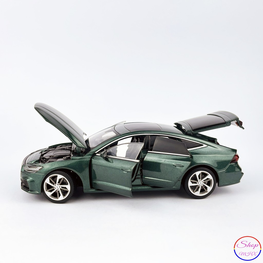 Xe mô hình sắt Audi A7 TẶNG BIỂN SỐ tỉ lệ 1:32 hãng Jackiekim