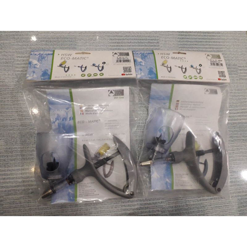 Xilanh tự động 2ml hoặc 1cc HSW ECO-MATIC (Đức). ống chích gắn chai