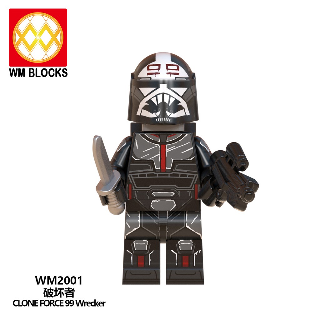 Minifigures Các Mẫu Nhân Vật Clone Force 99 Trooper's Trong Star Wars Mẫu Mới Ra WM6095