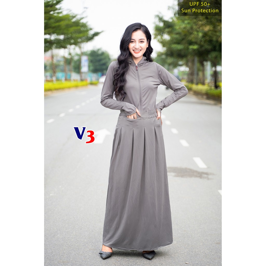 Chân váy chống nắng thun lạnh Nhật bản | BigBuy360 - bigbuy360.vn