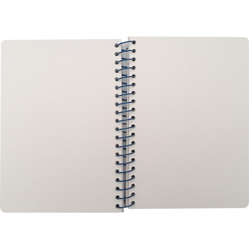 Sổ lò xo đơn ruột trơn Plain 200 trang khổ B6 Klong 985 kích thước  mm / Sổ ruột trơn