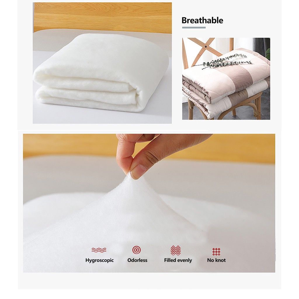 Washed Cotton Comforter Quilt Soft Blanket Single&amp;Queen Duvet