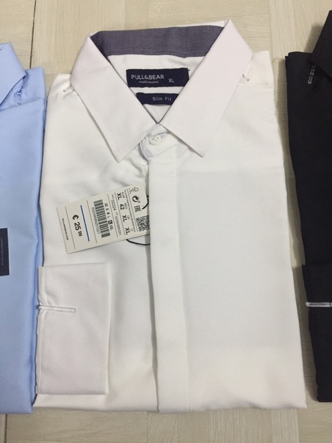 Áo Sơmi Nam Lụa Trơn Tay Dài Dấu Nút | BigBuy360 - bigbuy360.vn