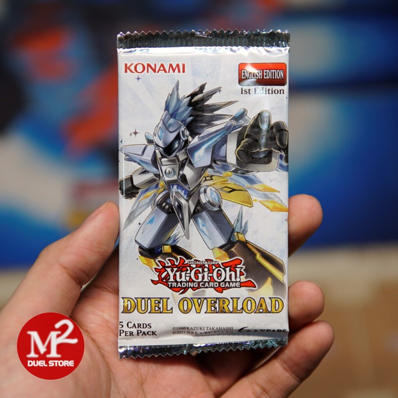 Túi thẻ bài Yugioh Duel Overload Booster Pack DUOV - 5 lá bài Ultra Rare - Nhập khẩu từ Hoa Kỳ USA