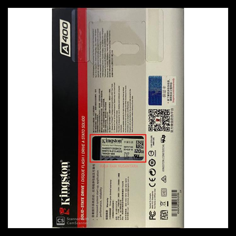 Ổ Cứng Ssd Kingston V400 120gb Sata3 Ssd 2.5 "Code 1368 | BigBuy360 - bigbuy360.vn