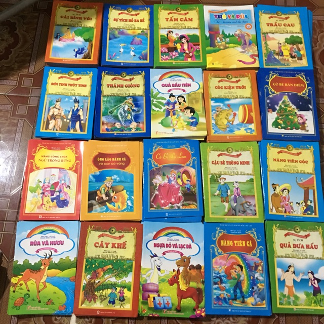 Bộ 20 Tập tranh cổ tích cho bé (12 tờ / 1 tập)-