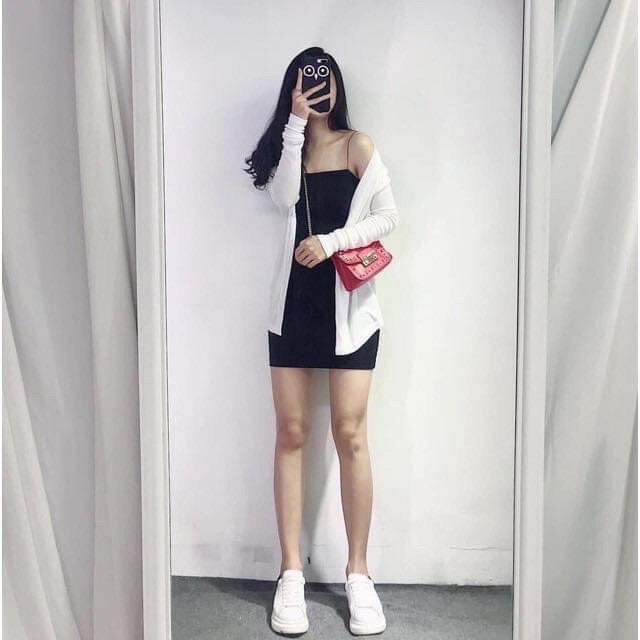 VÁY BODY DÂY BÚN ĐEN CỰC XINH HD06 | BigBuy360 - bigbuy360.vn