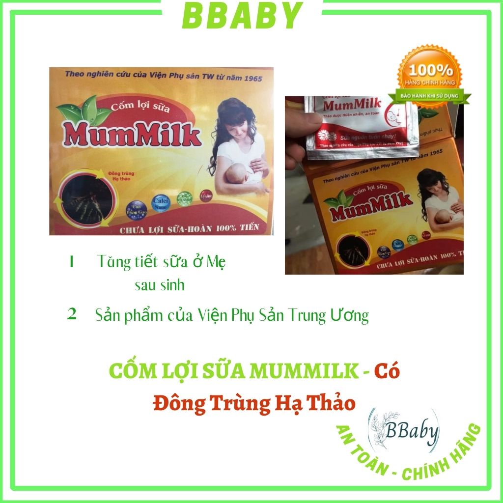 Cốm Lợi Sữa Mummilk - 1 Gói Lẻ -  Lợi Sữa Cho Mẹ, Dinh Dưỡng Cho Con