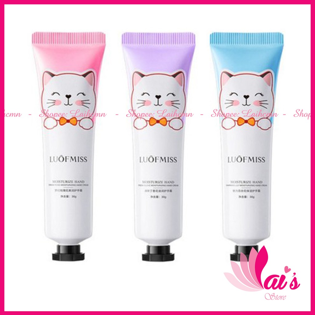 Kem Dưỡng Da Tay LUÔFFMISS Moisturize Hand 30g Dưỡng Ẩm, Chống Khô Da, Nứt Nẻ Mùa Thu, Mùa Đông Nội Địa Trung Chín Hãng