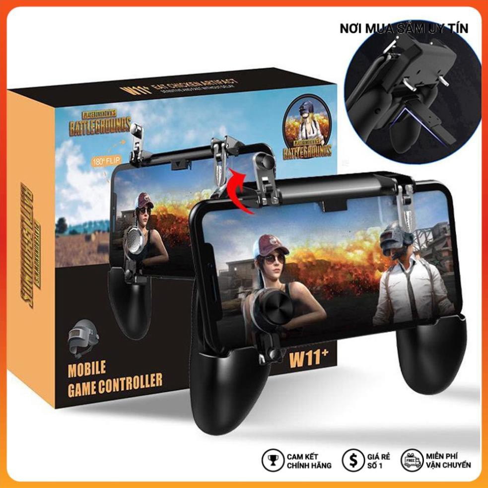 Tay Cầm Game W11 Có Nút Bắn + Joystick Cho Điện Thoại Chơi Pubg, Ros, Free Fire Controller HEAD SHOP