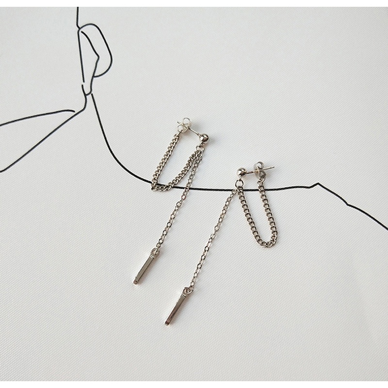 Bông tai dáng dài kiểu dáng cá tính B22 Give.love shop bông tai đi dự tiệc