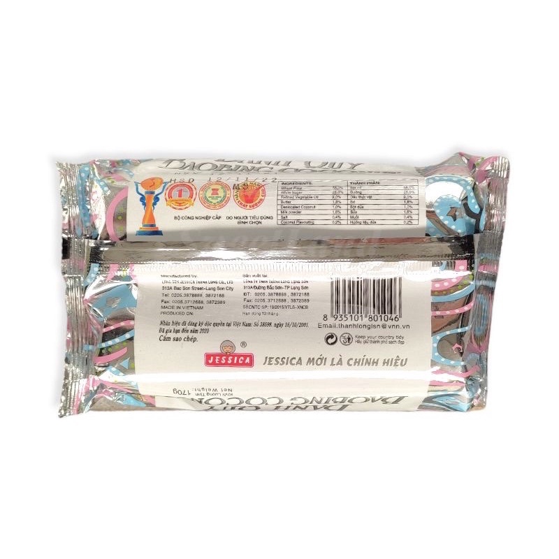 BÁNH QUY BẠC TRÒN 180g