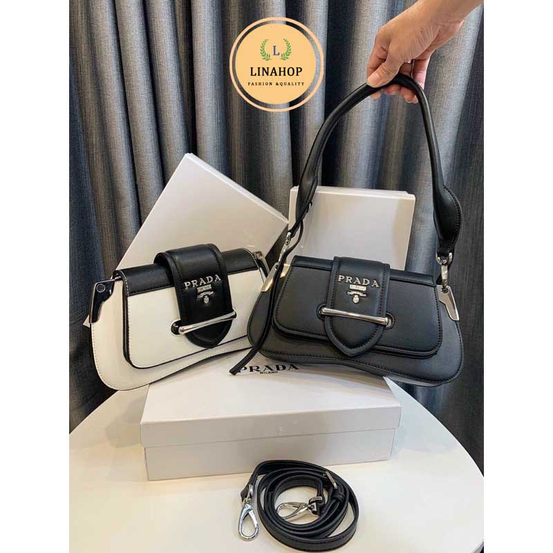 túi xách cầm tay P.Da full box 2 bản dây thời thượng hàng chuẩn xịn hàng quảng châu loại 1 Túi xách Linahop