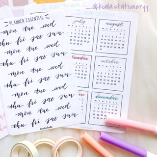 Bullet Journal Sticker - Combo sticker “Essentials”
