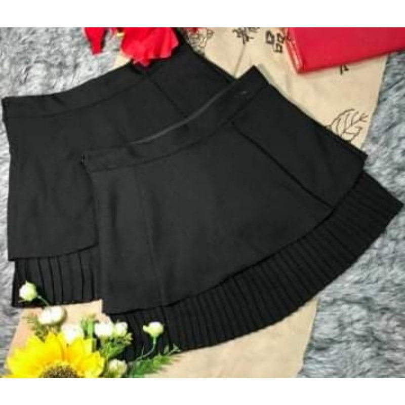 )HOT🌿HOT🌿HOT(Chân váy hai tầng xoè kéo khoá có quần bên trong đủ size SML 🌿 | BigBuy360 - bigbuy360.vn