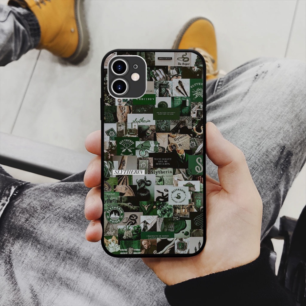 Ốp Lưng SLYTHERIN Harry Potter Xanh lá đẳng cấp dành cho Iphone 6 7 8 Plus 11 12 13 Pro Max X Xr MINI PAP20210420