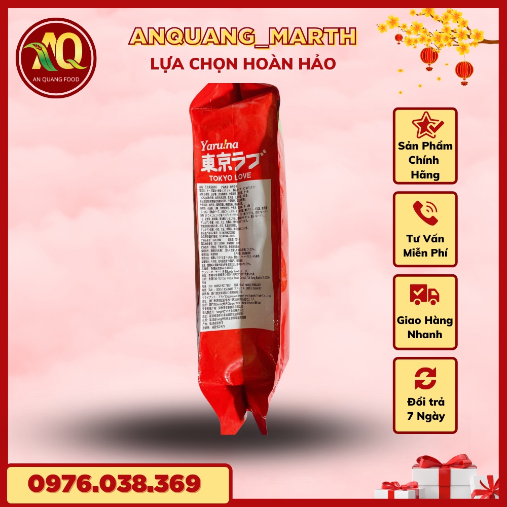 Bánh ăn kiêng yaru!na ANQUANG_MARTH, kẹo nhập khẩu Đài Loan gói 420gr-Hàng chất lượng