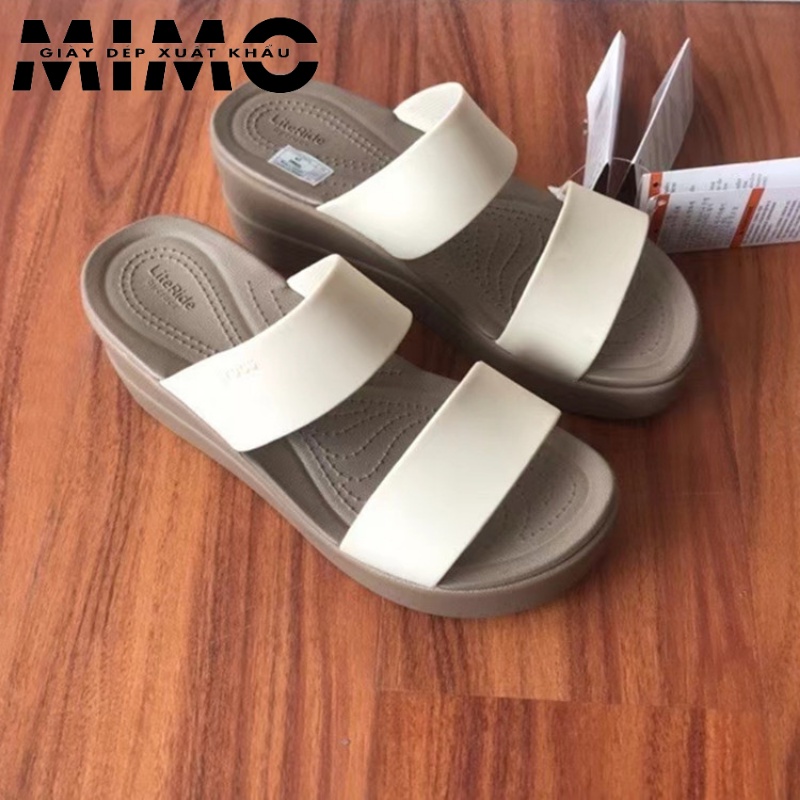 Dép cao gót, lê Cross Brooklyn 7p đế xuồng, nhựa mềm nhẹ, bền đẹp, chống trơn trượt cho nữ