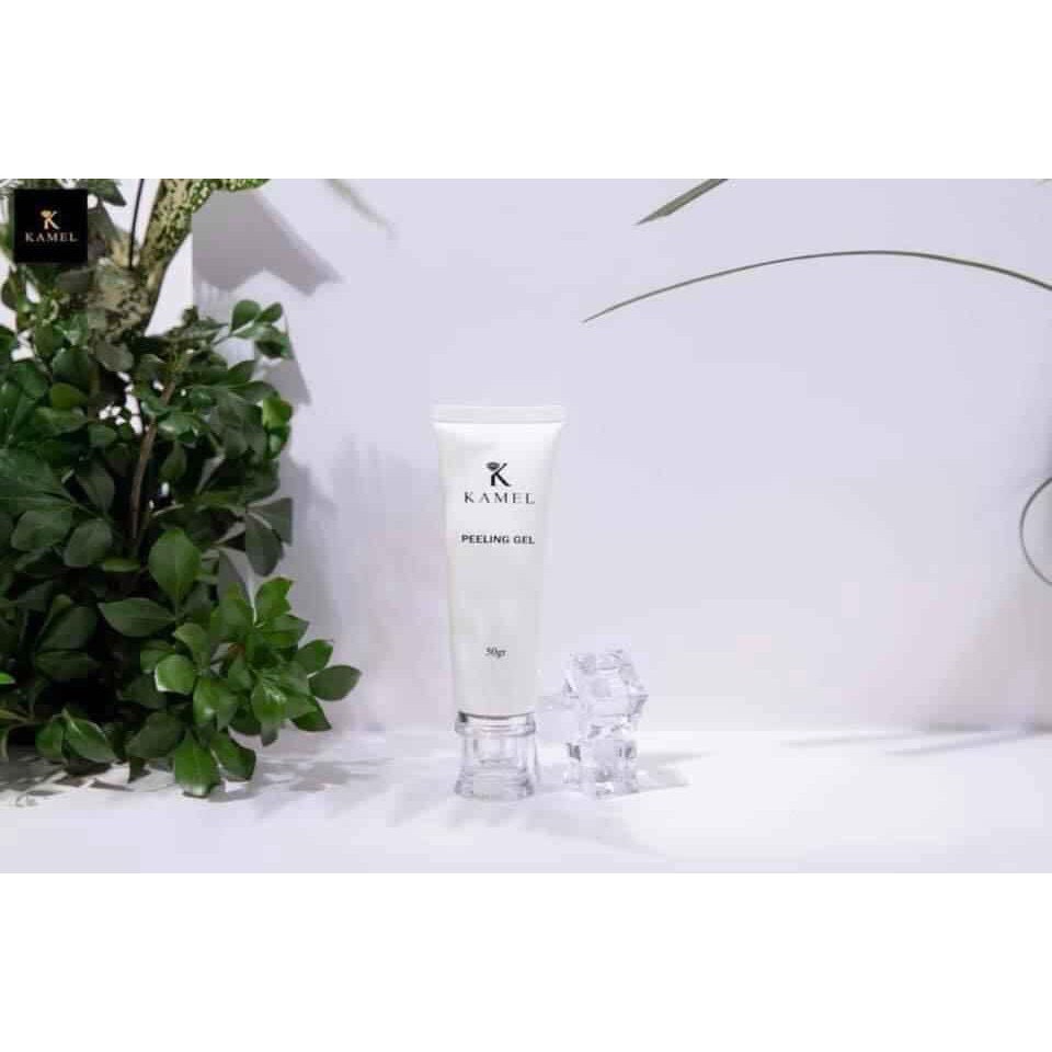 Tẩy tế bào chết kamel peeling geldanhf dành cho da khô và hỗn hợp, tẩy da chết peeling gel dưỡng và chăm sóc tại nhà dầu