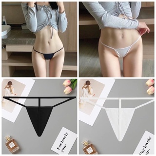Quần lót lọt khe nữ , quần lọt khe dây sexy vải cotton đơn giản - M44