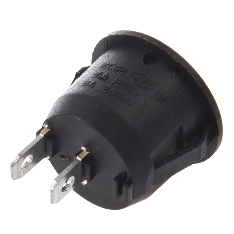 Set 10 Công Tắc Bật Tắt ac 6a 10a 250v Cho Tàu Thuyền Đen
