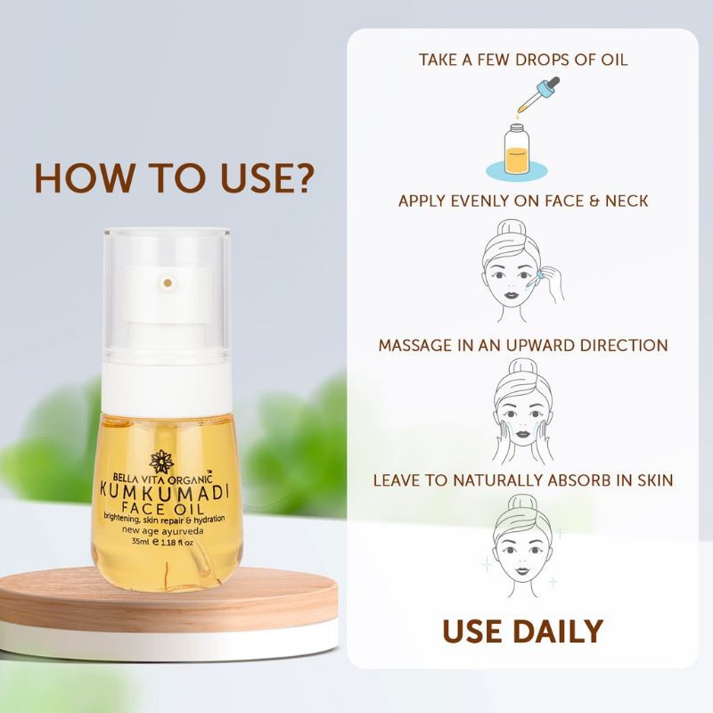 Dầu Kumkumadi sáng da chống lão hóa 35ml