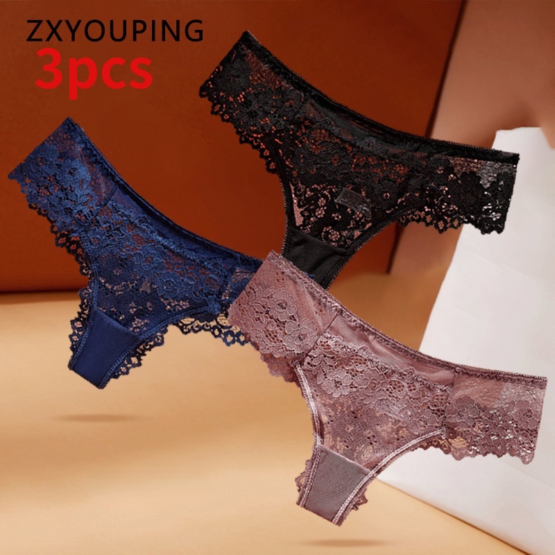 AOFEIQIKE AOFEIQIKE Set 3 Quần Lót Nữ Không Đường May Chất Liệu Mềm Mại Thoáng Khí Size S-XL