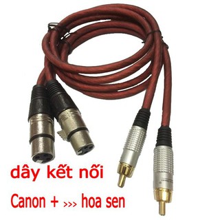 1 sợi dây canong cái ra AV- hàng loại 1-dài 0,8m- Bh 1 đổi 1 mới