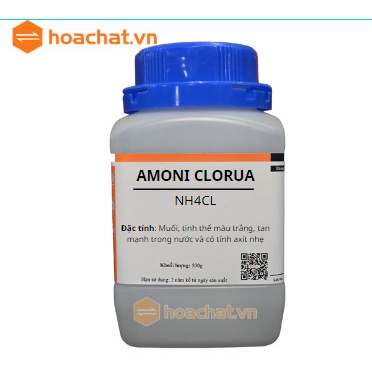 AMONI CLORUA (NH4Cl), 500g, 1Kg, Tổng Kho Hóa Chất Việt Nam