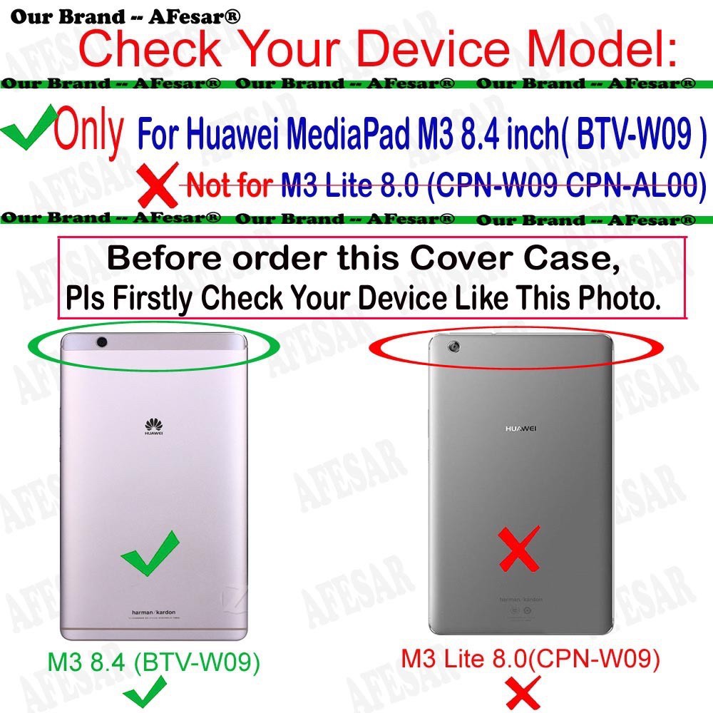 Bao Da / Kính Cường Lực Huawei MediaPad M3 8.4 inch (Dtab D-01J) Cao Cấp - Có chân đỡ xem phim - Chống Sốc Tốt