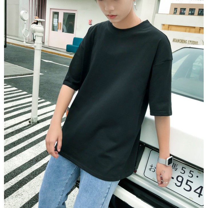 Áo thun 𝐂𝐑𝐀𝐘𝐎𝐍 [𝐅𝐑𝐄𝐄𝐒𝐇𝐈𝐏] 𝐔𝐍𝐈𝐒𝐄𝐗 Basic Tee phông trơn nam nữ tay lỡ oversize form rộng 6 màu | BigBuy360 - bigbuy360.vn