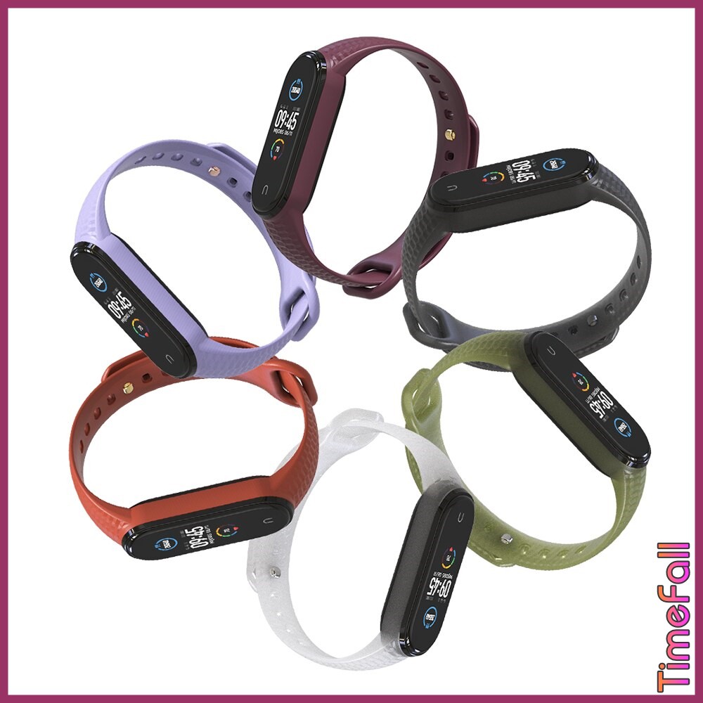 Dây đeo mi band 6, mi band 5 vân sần nút kim loại chính hãng MIJOBS - dây đeo thay thế mi band 5, miband 6 nút kim loại