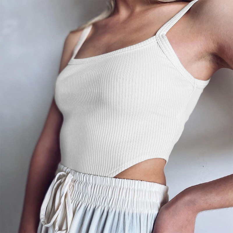 Áo Liền Quần Hai Dây Dáng Ôm Màu Đen Thời Trang Xuân Hè Quyến Rũ Cho Nữ