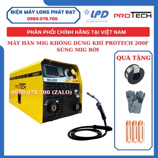 [Mẫu 2022] Máy hàn Mig không dùng khí Protech 200F súng hàn mig rời sử dụng gia đình và thợ