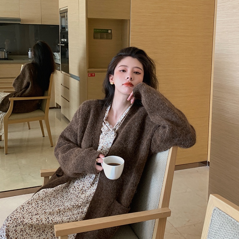 Đầm voan hoa thiết kế mới thời trang mùa thu dành cho nữ