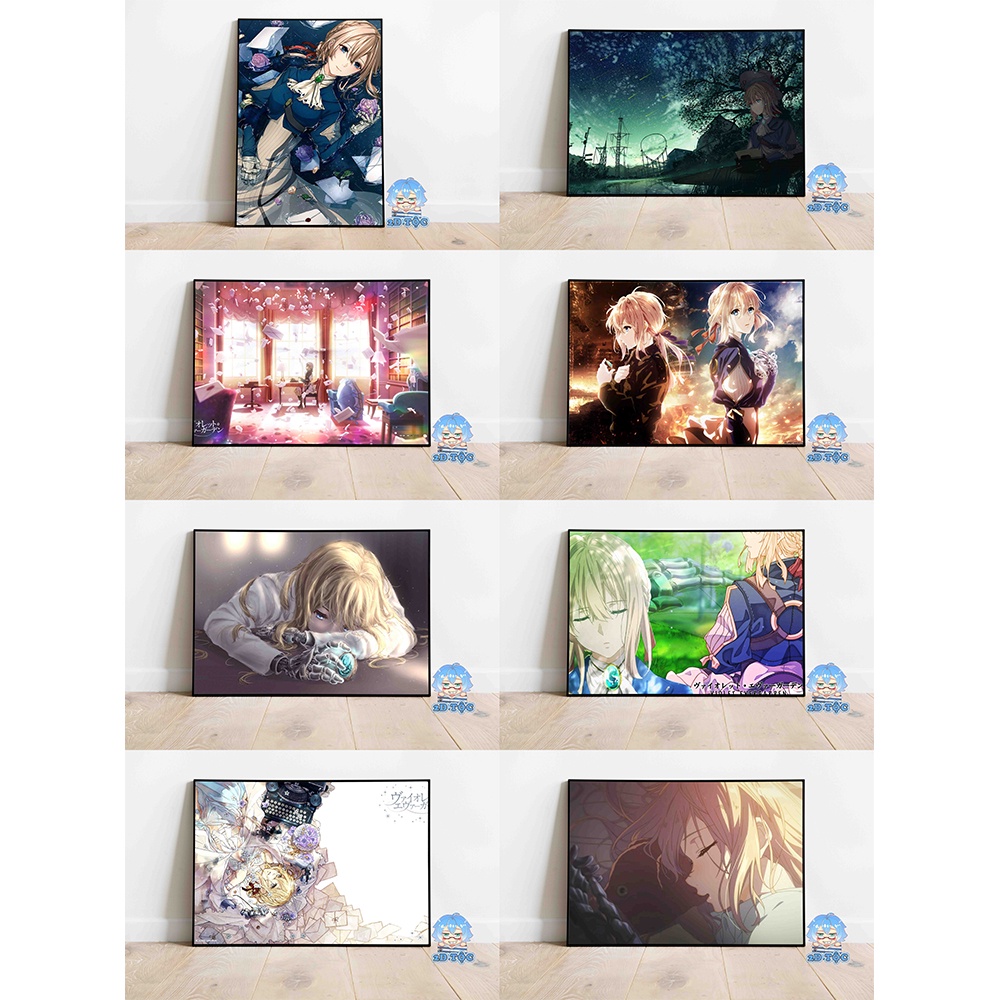 ẢNH POSTER A3 CHẤT LƯỢNG CHUẨN ANIME VIOLET EVERGARDEN (9) – TRANH DÁN TƯỜNG 2D TỘC SHOP