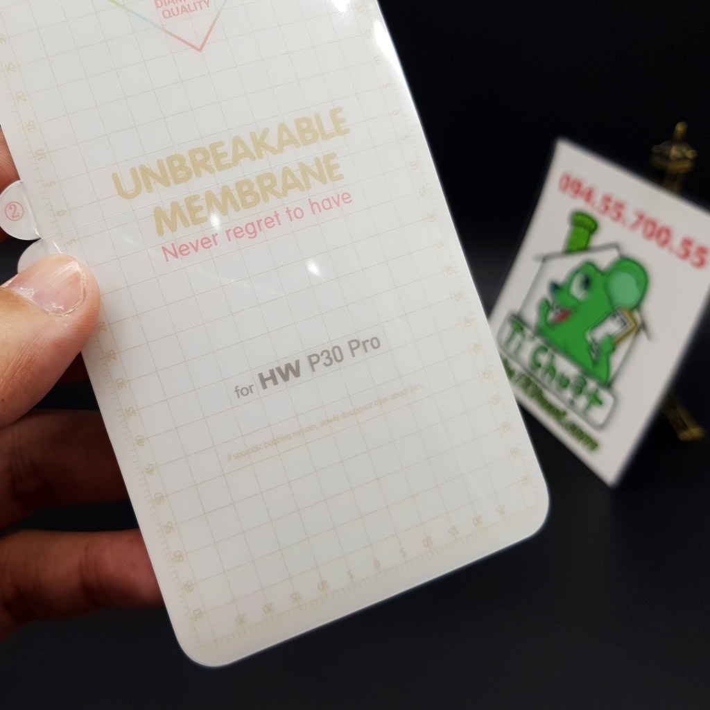 [Mặt Trước] Dán CL Dẻo PPF Huawei P30 PRO Cường Lực Chống Vân Tay