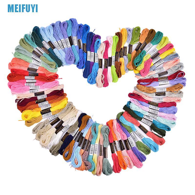(Hàng Mới Về) Bộ 150 Cuộn Chỉ Cotton Nhiều Màu Sắc 439v