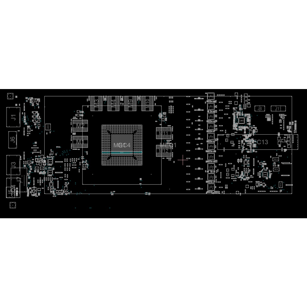 Sơ đồ mạch Boardview GV-N207SWF3OC-8GD Rev 1.0 GV N207SWF3OC 8GD dùng cho thợ sửa chữa