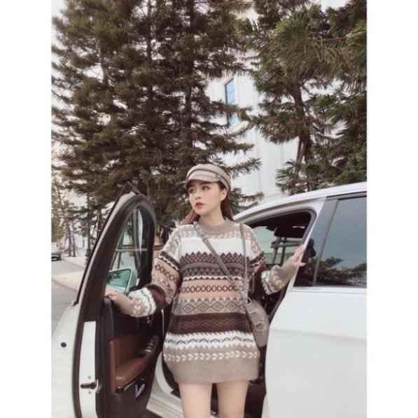 Áo Len Thổ Cẩm, Áo Len Nữ Form Rộng Phong Cách Hàn Quốc Trẻ Trung Năng Động AZ | BigBuy360 - bigbuy360.vn