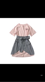 Set áo thun + váy [ có ảnh thật ]