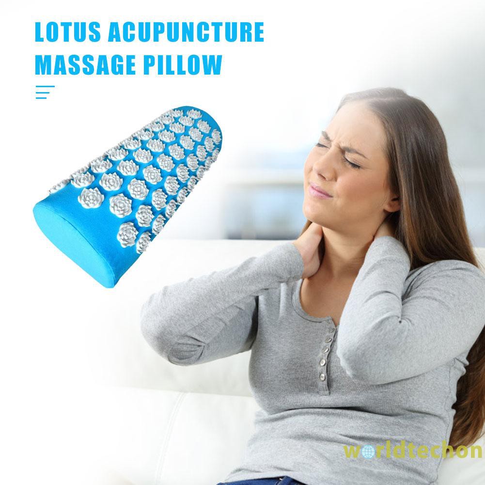 READY STOCK Lotus Acupressure Massage Pilates Yoga Pillow Spike Relieve Stress Cushion