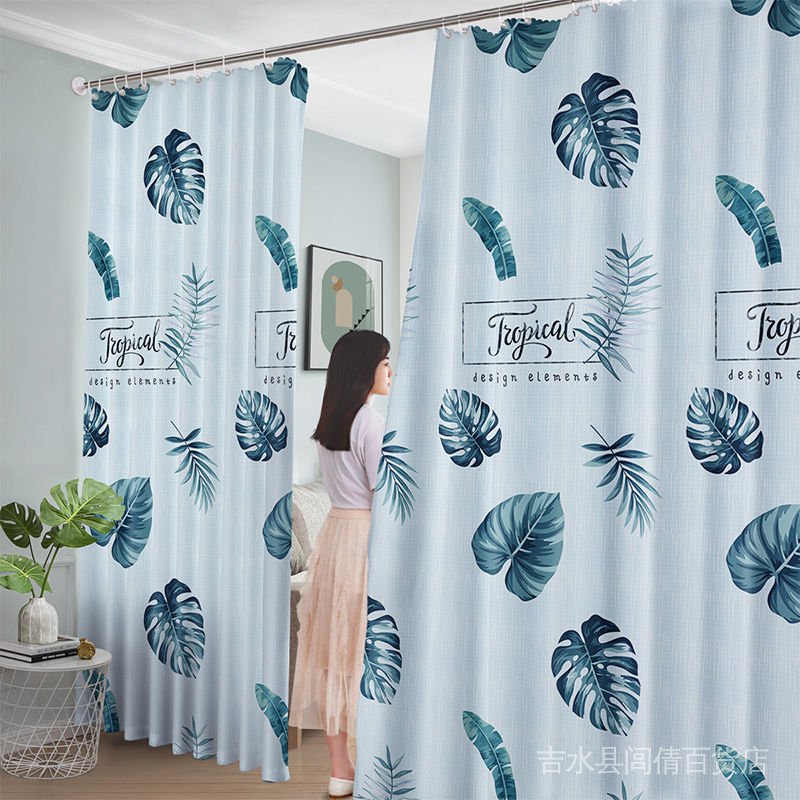 Rèm Cửa Sổ Chống Nắng Bằng Vải Dán Không Cần Khoan Lỗ Dùng Trang Trí Phòng Ngủ
