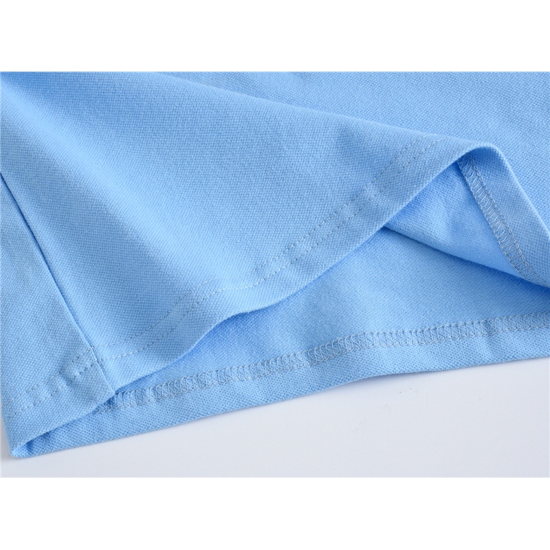 Áo thun polo SANITKUN 100% cotton tay ngắn thoáng khí màu trơn thời trang đơn giản dành cho trẻ em