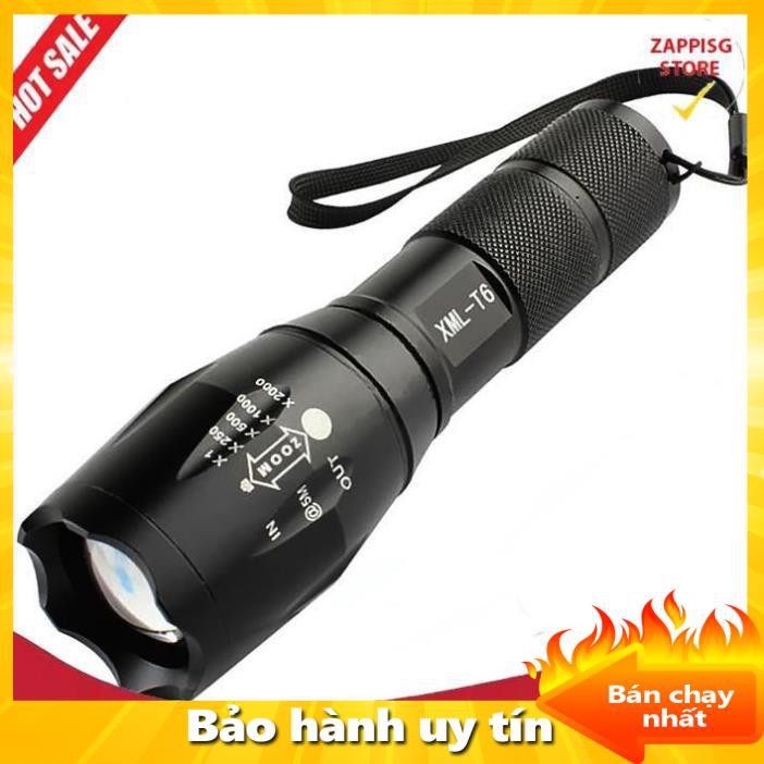 Đèn pin siêu sáng, Đèn PIN XML_T6  - Bảo hành 1 đổi 1