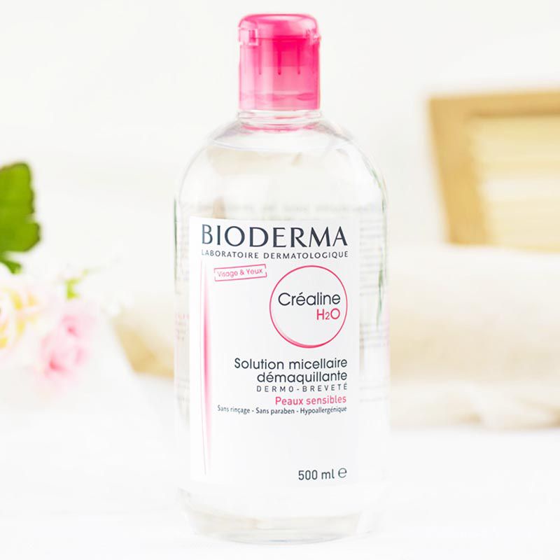 Nước tẩy trang Bioderma Créaline H2O 500ml công nghệ Micellar nhập Pháp (phù hợp với mọi loại da, kể cả làn da nhạy cảm)